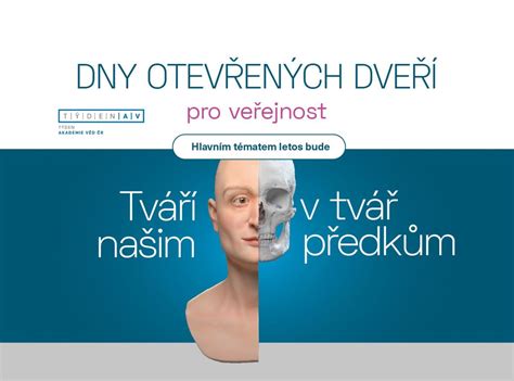 DNY OTEVŘENÝCH DVEŘÍ: Tváří v tvář našim předkům, Čechyňská19, 60200 ...