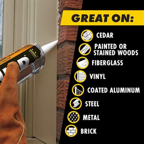 OSI Quad 10-oz Window and Door Bronze 201 Paintable Solvent Caulk ...