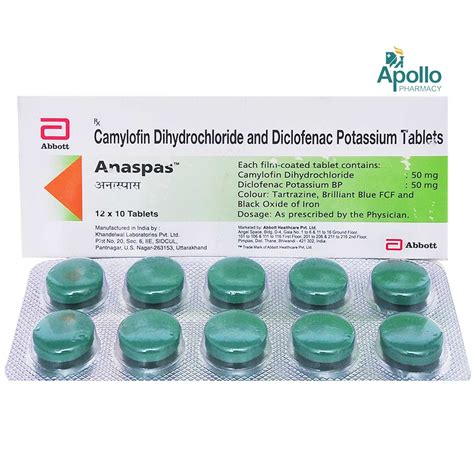 Anaspas Tablet 10's Price, Uses, Side Effects, Composition - Apollo ...