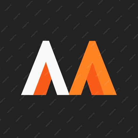 Premium Vector | Letters a and m together vector illustration