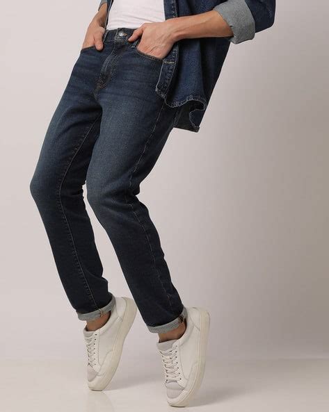 Heavy-Wash Slim Tapered Fit Jeans - Price History