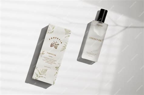 Premium PSD | Toner bottle mockup skincare product packaging psd