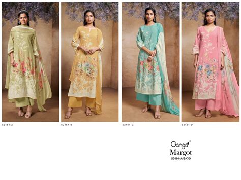 Margot 2464 Ganga Cotton Linen Plazzo Style Suits – Kavya Style Plus