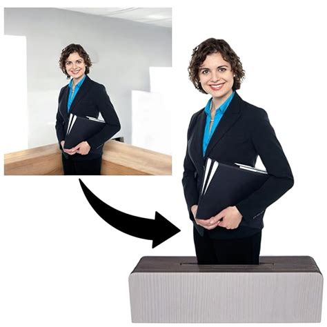 LACUM Personalized Wooden Cutout Photo Frame – Customized Picture ...