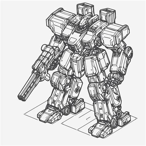 Robot Line Art 的图像结果