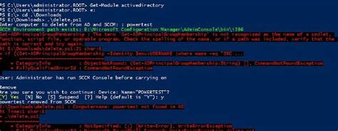 Image result for SCCM PowerShell Delete Computer Object