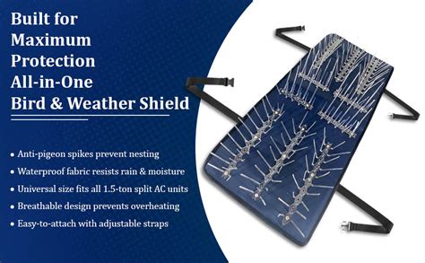 Axmon® Ac Outdoor Unit Protector From Birds Split AC Outdoor Unit Cover ...