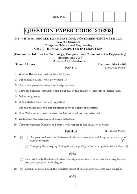 Stucor QP-CS8079-ND2020-AD: Computer Interaction Exam Questions - Studocu