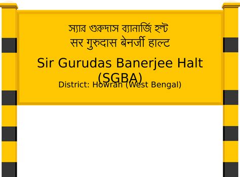 Sir Gurudas Banerjee Halt (SGBA) Railway Station: Station Code ...
