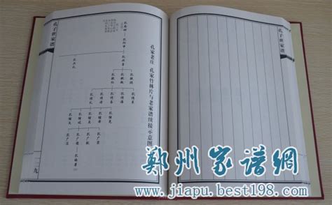 河南信阳孔氏家谱-郑州家谱印刷厂