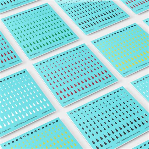 Blood Drops Transfers Decals » The Mighty Brush