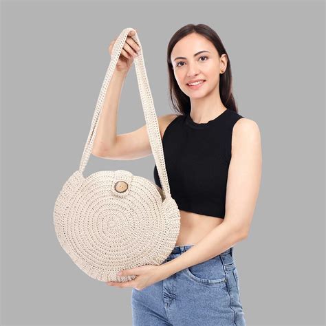 Buy Handmade Crochet United Urbane Crossbody Bag Online On Zwende