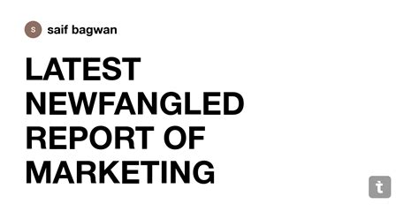 LATEST NEWFANGLED REPORT OF MARKETING DASHBOARDS MARKET WITH ...