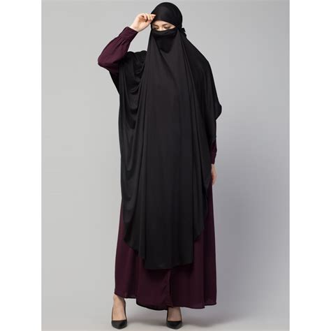 NAZNEEN TIE AT BACK LONG PRAYER HIJAB