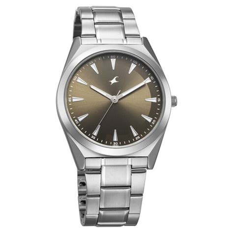 Buy Online Fastrack Stunners X Quartz Analog Green Dial Stainless Steel ...
