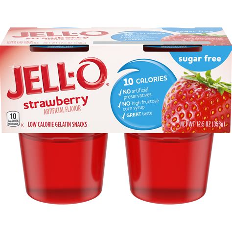 UPC 043000045688 - Jell-O - Sugar Free Strawberry Gelatin Snacks 12.50 ...