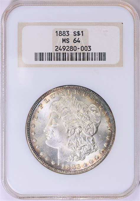 1883 Morgan Silver Dollar NGC MS-64 OH (Toned) (Item 1764381 ...