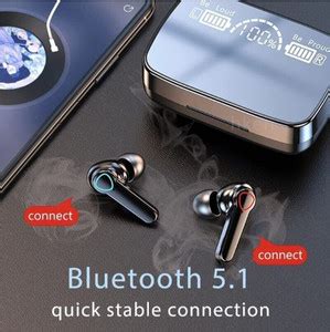 YAROH SVH_855A_TWS M19 BLUETOOTH 5.1 CHARGING BOX WIRELESS EARDBUD ...