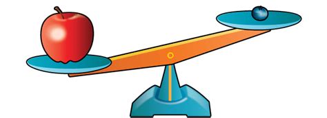 Heavy And Light Clipart - KnowNeet