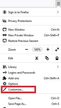 Image result for Firefox Bar Menu Display