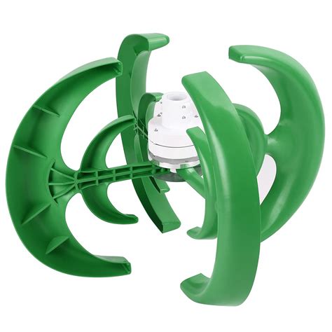 Buy FZC-YM Wind Turbine, 4-Blade Wind Turbine, 1200W Lantern Vertical ...
