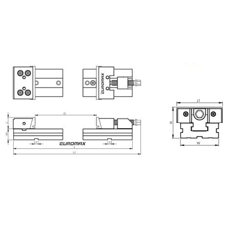 Buy Euromax Two Piece Modular Machine Vice Assorted TPMV-155+ Online ...