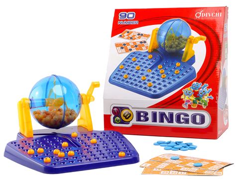 Buy DIVCHI Bingo Game Set - Complete with Bingo Balls, and Bingo Cards ...