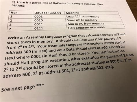 Image result for Opcode in Binary Language