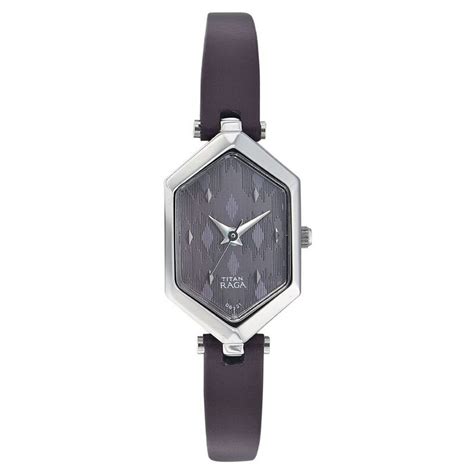 Buy Online Titan Quartz Analog Purple Dial Watch for Women - 2453sl02 ...