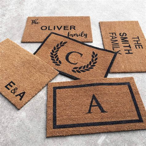 Personalized Welcome Mats