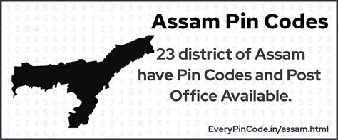 Pin code List Of Assam | Post Office List Assam
