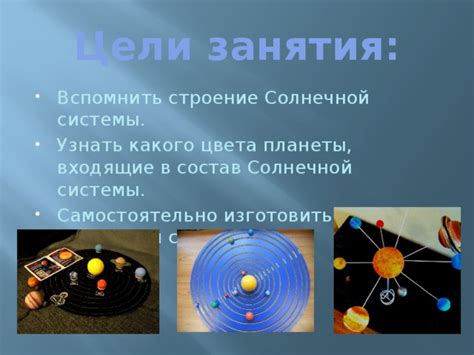 Изготовление модели Солнечной системы