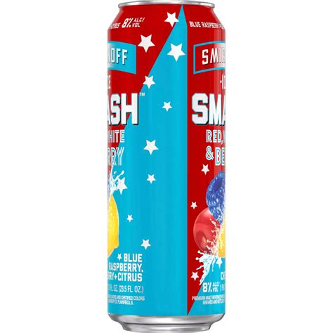 Smirnoff Ice Smash Red, White, Berry - Shop Malt beverages & coolers at ...