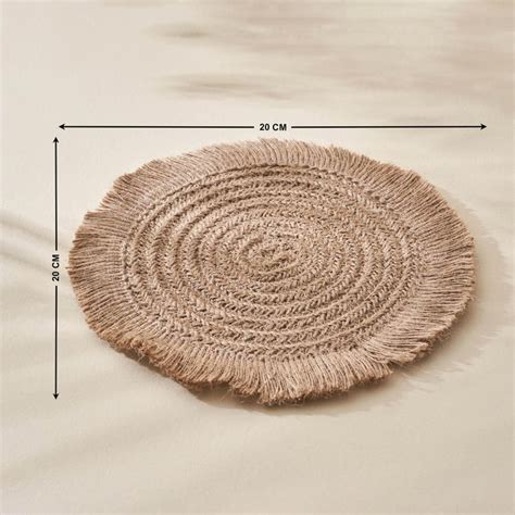 Buy Arena Orry Jute Braided Trivet from Home Centre at just INR 199.0
