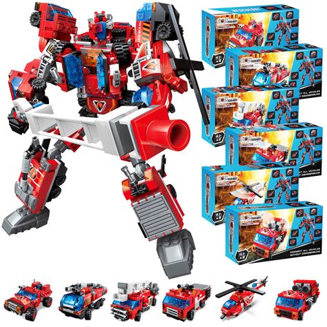 Transforming Toy Blockformers Connector Set 6 In 1 Robot Transforming ...