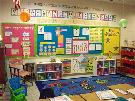 Love the bright colors! Kindergarten Classroom Decor, Classroom Layout ...