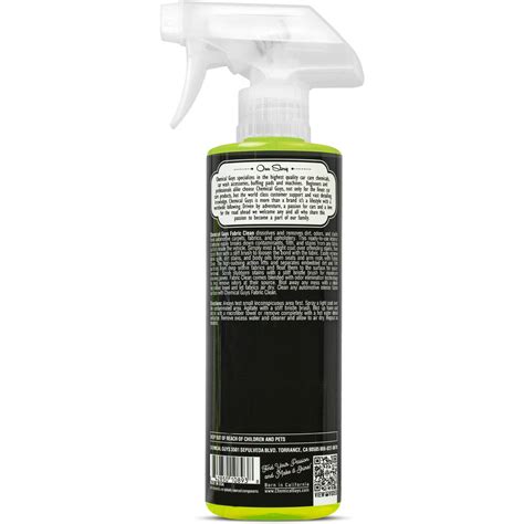 Chemical Guys Ready to Use Foaming Citrus Fabric Clean Shampoo 473ml ...