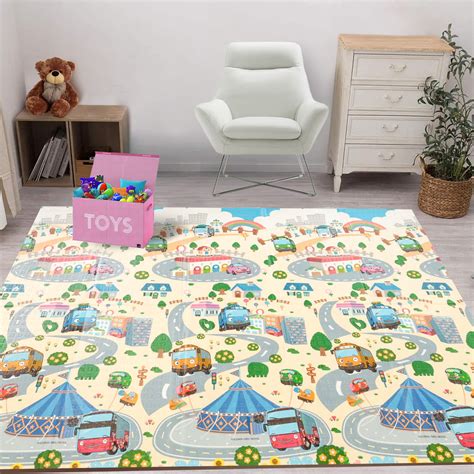 Buy LuvLap Wild Woods Double Sided Water Proof Baby Play Mat, Play mats ...