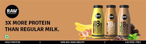 Raw Pressery Dairy Protein Milkshake, Cold Coffee (12 x 200ml) 18gm ...