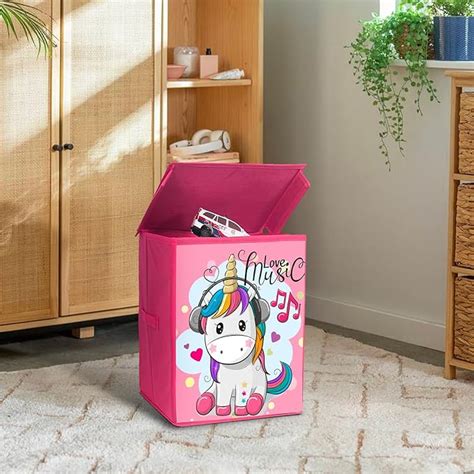 PrettyKrafts Unicorn Kid's Storage Box and Organiser, Organizer Storage ...