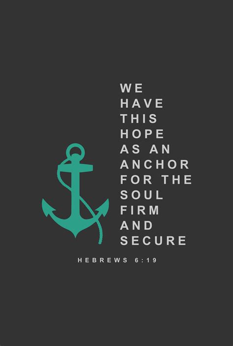 Hope in Jesus Anchors the Soul (Hebrews 6:19) by tylerneyens on DeviantArt
