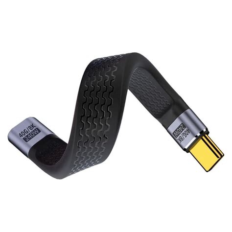 TECPHILE PD240W 40Gbps Type C Male to Type C Female FPC Cable | Concept ...
