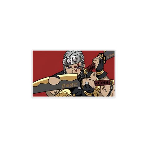 Tengen demonslayer anime sticker – Fantastick