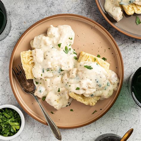 Creamed Chicken Over Biscuits Recipe: How to Make It