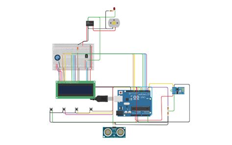 Circuit design IOT MINI PROJECT FINAL | Tinkercad