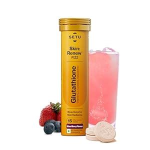 Setu Skin Renew Glutathione Tablets for Glowing Skin | 15 Effervescent ...