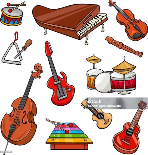 Musical Instruments Names Cartoon 的图像结果