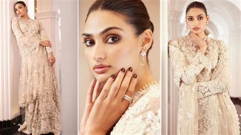 Athiya Shetty Looks A Vision In White In A Stunning Floral Ensemble