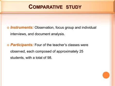 Image result for Comparative Study Examples