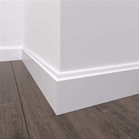 allen + roth 9/16-in x 3-1/2-in x 8-ft Colonial Painted Finger Jointed ...